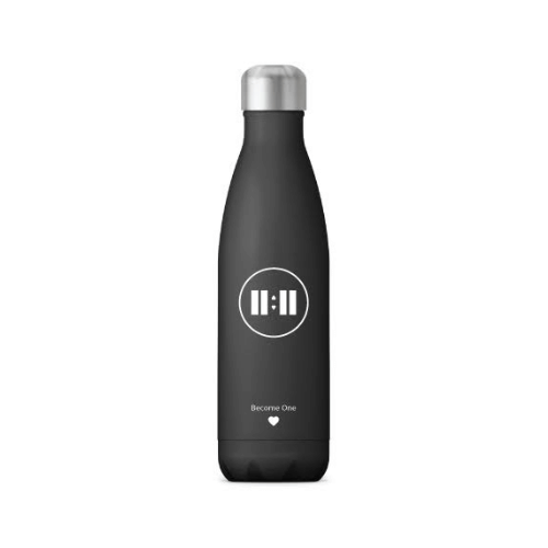 11:11 Water Bottle Black